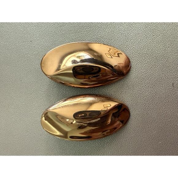 Renoir Copper Earrings Clip On Vintage - Picture 1 of 3
